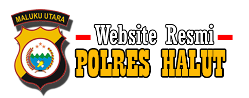 Website Resmi Polres Halmahera Utara